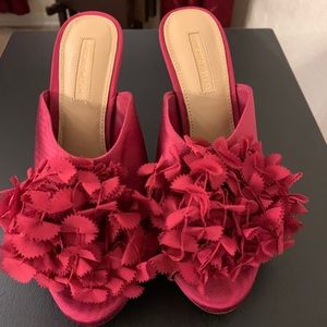 Sexy Red Fringe Heels